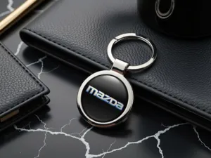 Mazda Porta Chiavi Design Elegante Struttura in Metallo